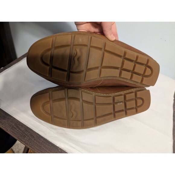 COACH Mott Driver Horse Bit Loafers Mens 11.5 Brown Leather Slip On Shoes Moc - Picture 13 of 13